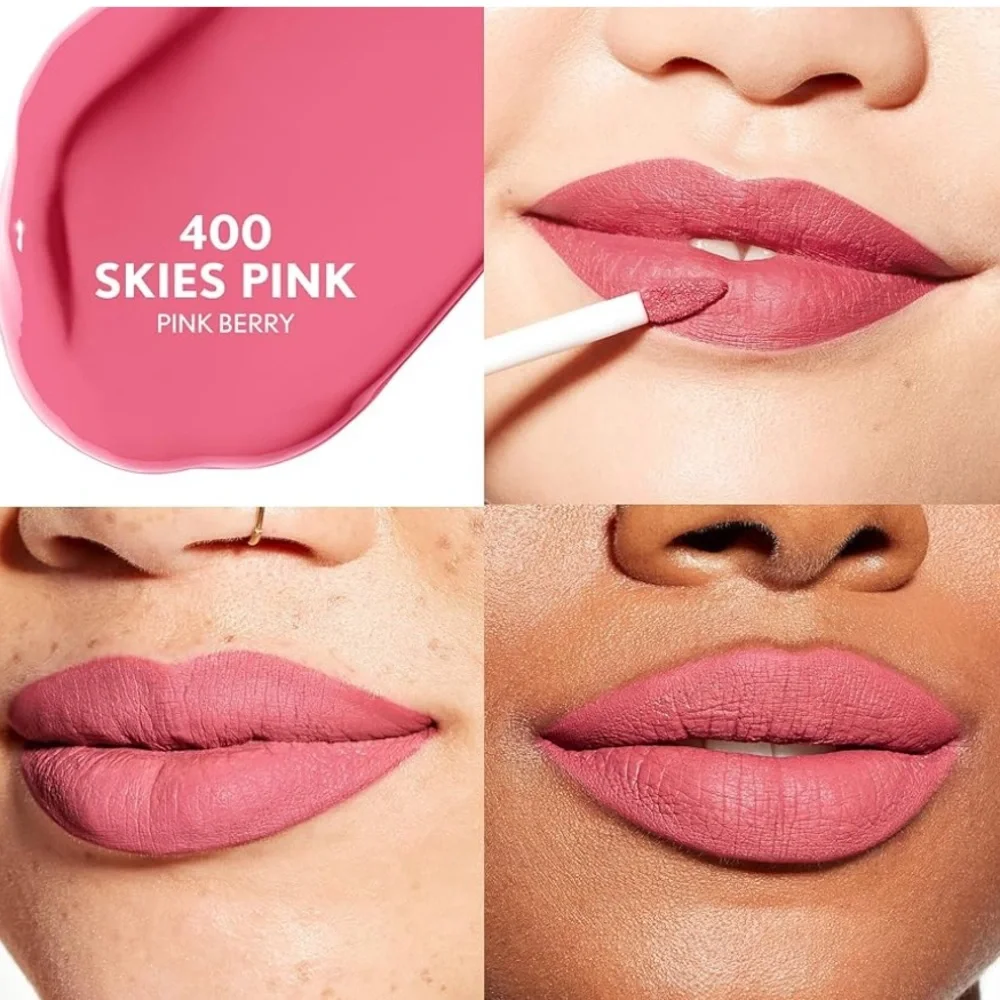 COVERGIRL Outlast Forever Velvet Pigment, 400 Skies Pink, Matte Lipstick